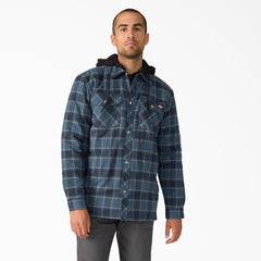 Water Repellent Flannel Hooded Shirt Jacket | Dickies