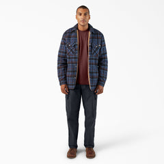 Water Repellent Fleece-Lined Flannel Shirt Jacket | Dickies